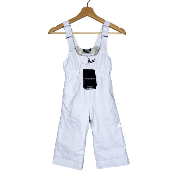 Obermeyer Other - Obermeyer Girl’s Snoverall Pant NWT I-Grow Tech White Size 3 Aspen Skiing